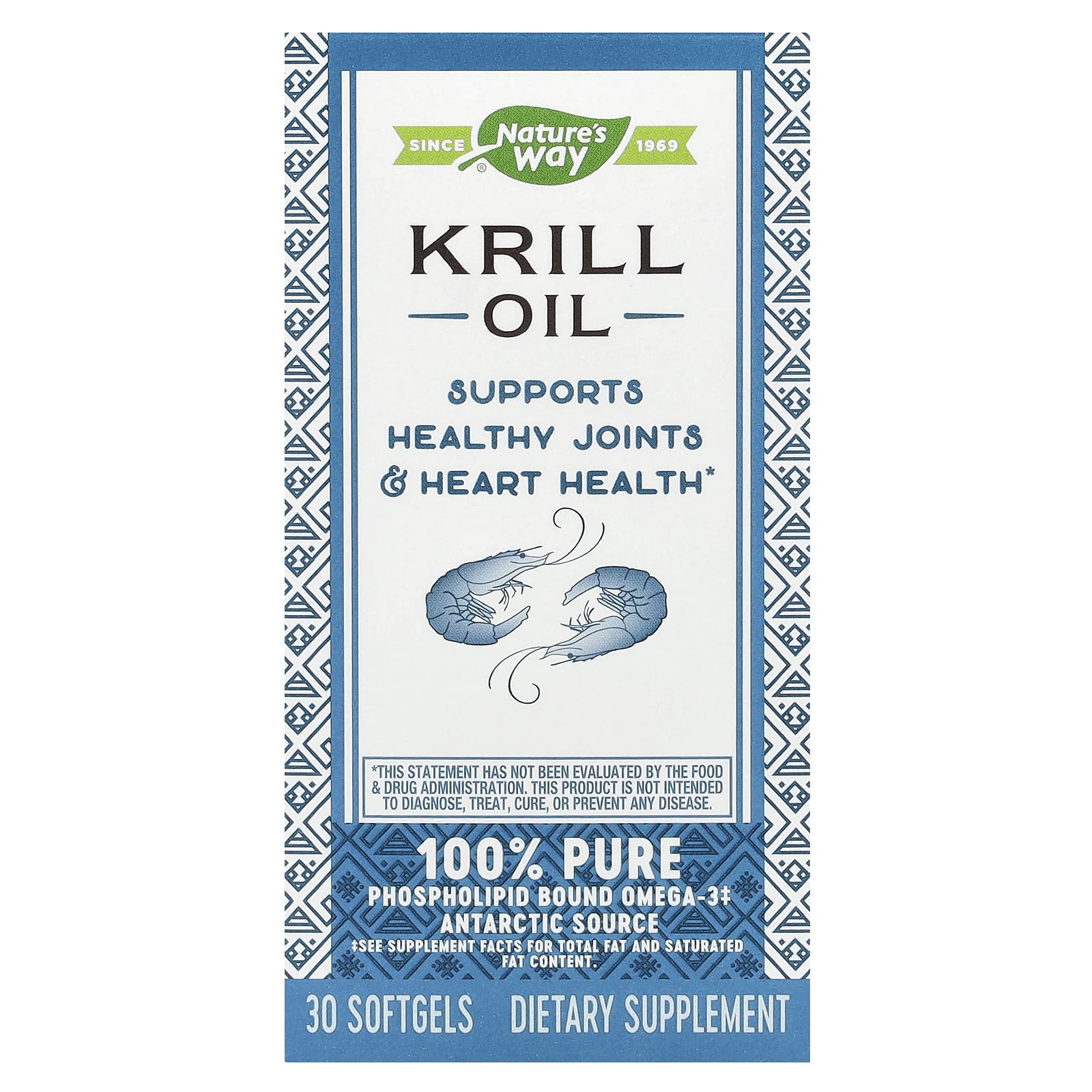 

Nature S Way, Krill Oil, 30 Softgels (0.5g per softgel)