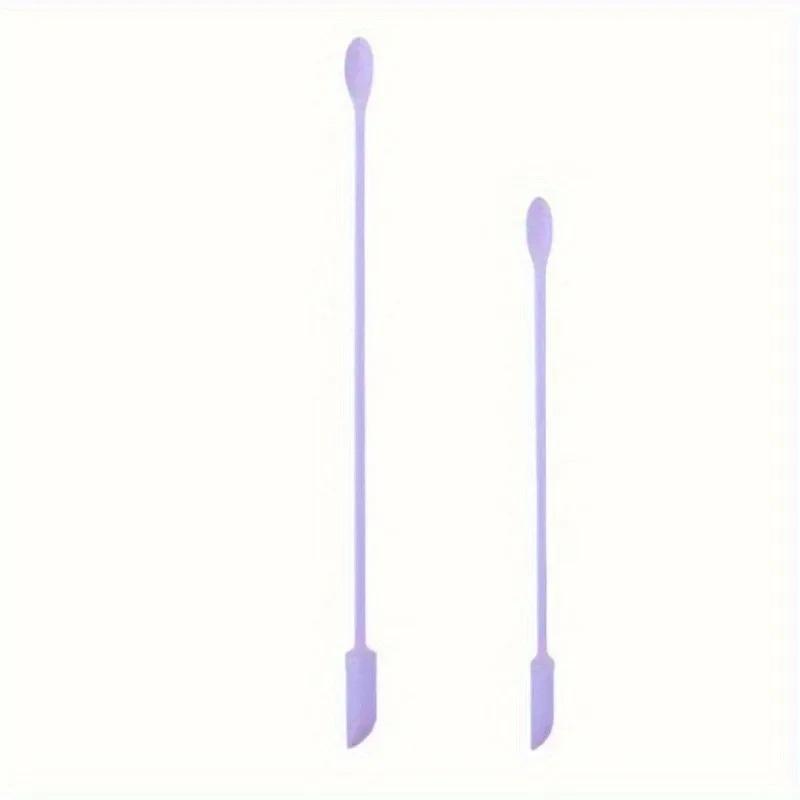 1/2Pcs mini silicon shovel, cosmetic cosmetic scraper small scraper, reusable, beauty supplies, beauty accessories