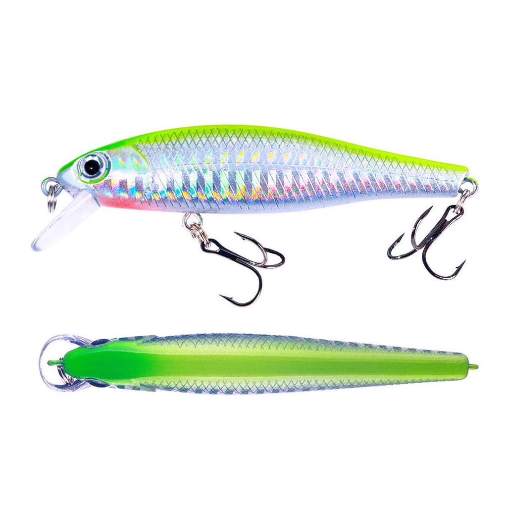 9g Slow Sinking Minnow Lure for Stream, Creek, and Sea Fishing