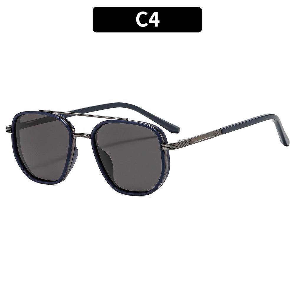 Women's Sunglasses, Men's and Women's Fashion Double-beam Metal Sunglasses, Driving Sunglasses