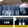 Bar Tool Wine Glass Holder Bartender Hanging Stemware Stand Teacup Goblet Hanger Shelf Home Kitchen Bar Sipplies Goblet Rack