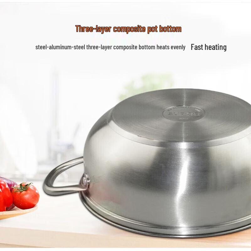 Supor 30cm 304 Stainless Steel Multi-Function Hot Pot
