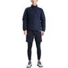 Asics Unifarbene Outdoor Casual Sport Reißverschlusskragen Langarm Daunenjacke Herrenjacke Schwarz 2031E442-001