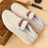 Fashion Genuine Leather Men Casual Shoes Leisure Travel Men Loafers Moccasins Breathable Slip on Flats Versatile Male Driving Footwear