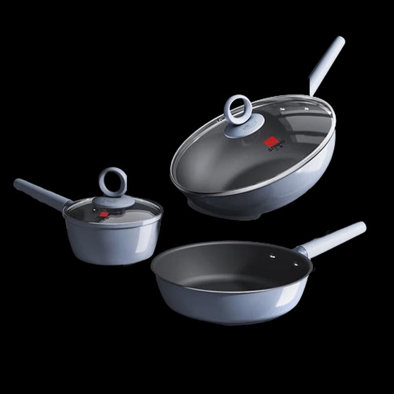 Sanhe 3-Piece 304 Stainless Steel Cookware Set