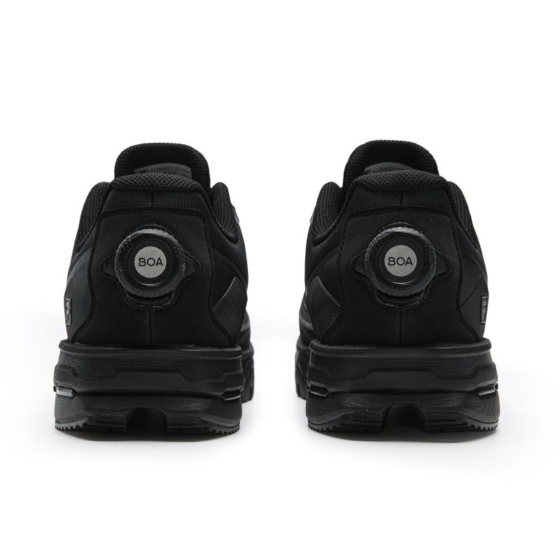 FILA Boa Aura Evo Comfortable Breathable Lightweight Rebound Running Shoes Men sneaker Black A12M631101FBK