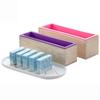 1200ml Silicone Soap Mold with Wooden Box & Cutter - DIY Soap Making Tool Set