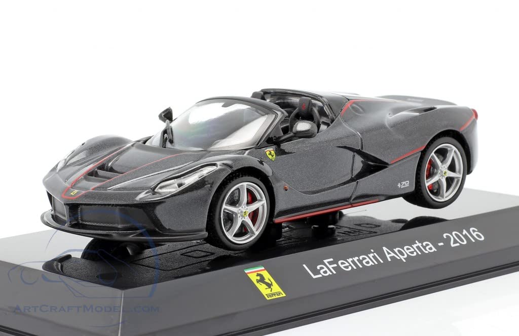 

Ferrari LaFerrari Aperta Minicar LA FERRARI APERTA 2016 with Clear Case 1/43 (Black) [Used] чорний