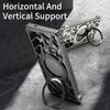 For Samsung Galaxy S25 Ultra Case Alloy Metal Borderless Back Cover with Magnetic Kickstand