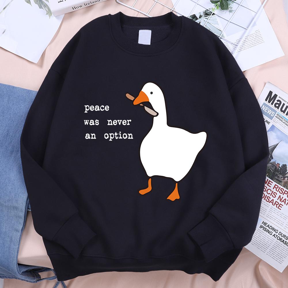 

Мир никогда не был вариантом, мужская свободная толстовка с круглым вырезом, осенняя флисовая теплая мужская одежда, новая толстовка с капюшоном, высококачественные толстовки XL чёрный