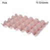 Large-capacity Egg Storage Box 24/15 Grooves Egg Dispenser for Kitchen Trendy Egg Container