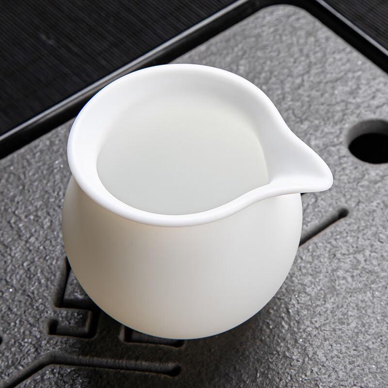 Tuopai Chinese Mutton Fat Jade Porcelain Tea Set