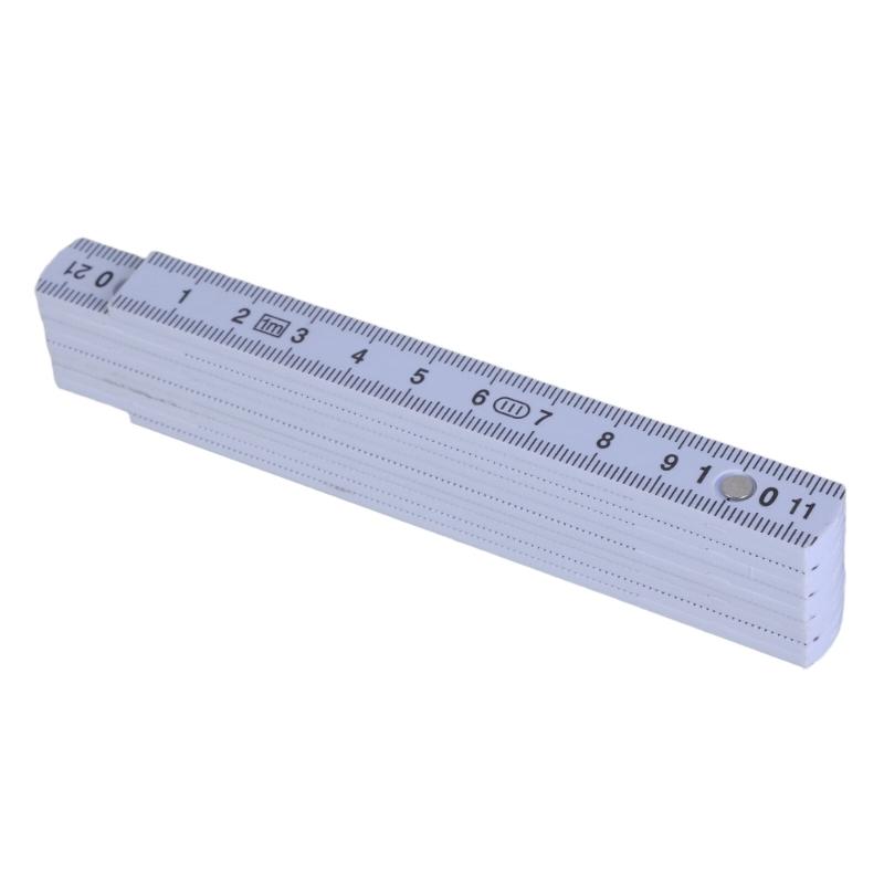 1 Meter Foldable Ruler Plastic Small  Designs Foldable Measuring Stick Clear Scale for Easy Storage in tool boxes  or Pocket