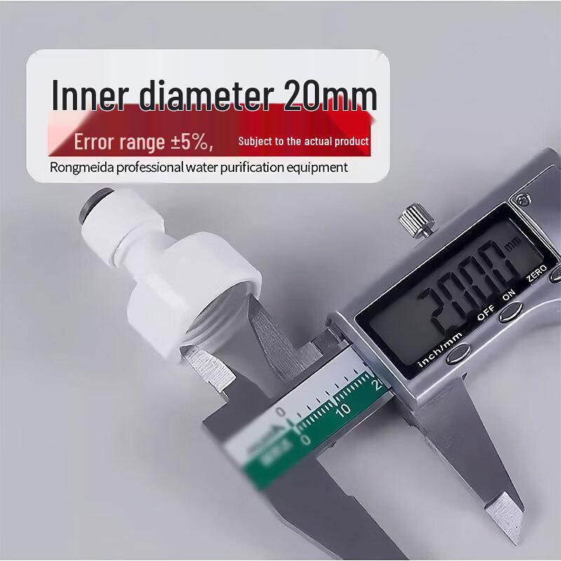 Moli PE Pipe Quick Connect Straight Adapter for Water Dispensers