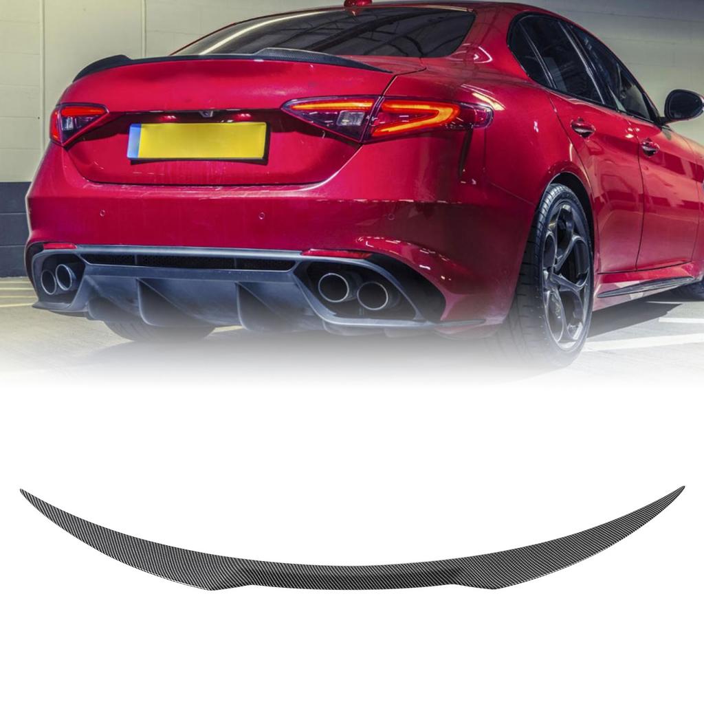Rear Spoiler Stylish QV Scratch Resistant Tail Lip Molding Trim for 2015 To UP