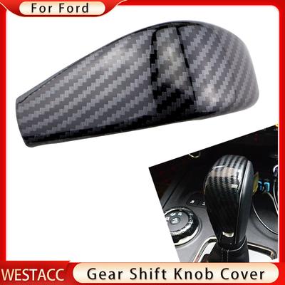 Car Gear Head Shift Knob Protection Cover Sticker Trim for Ford Ranger Raptor Everest Endeavour 2015 - 2018