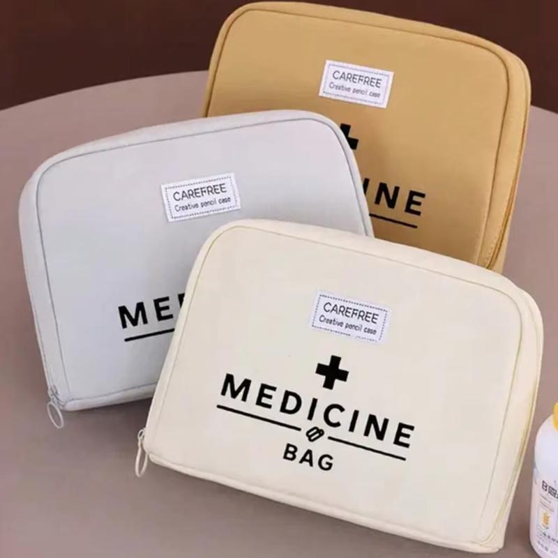 Portable Medicine Bag Cute First Aid Kit Medical Emergency Kits Organizer Outdoor Household Medicine Pill Storage Bag Travel