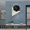 Modern Simple Wall Clock, Living Room, High-end Sense, Home Dining Room, Silent Decorative Clock, Creative Clock Hanging On the Wall, No Punching