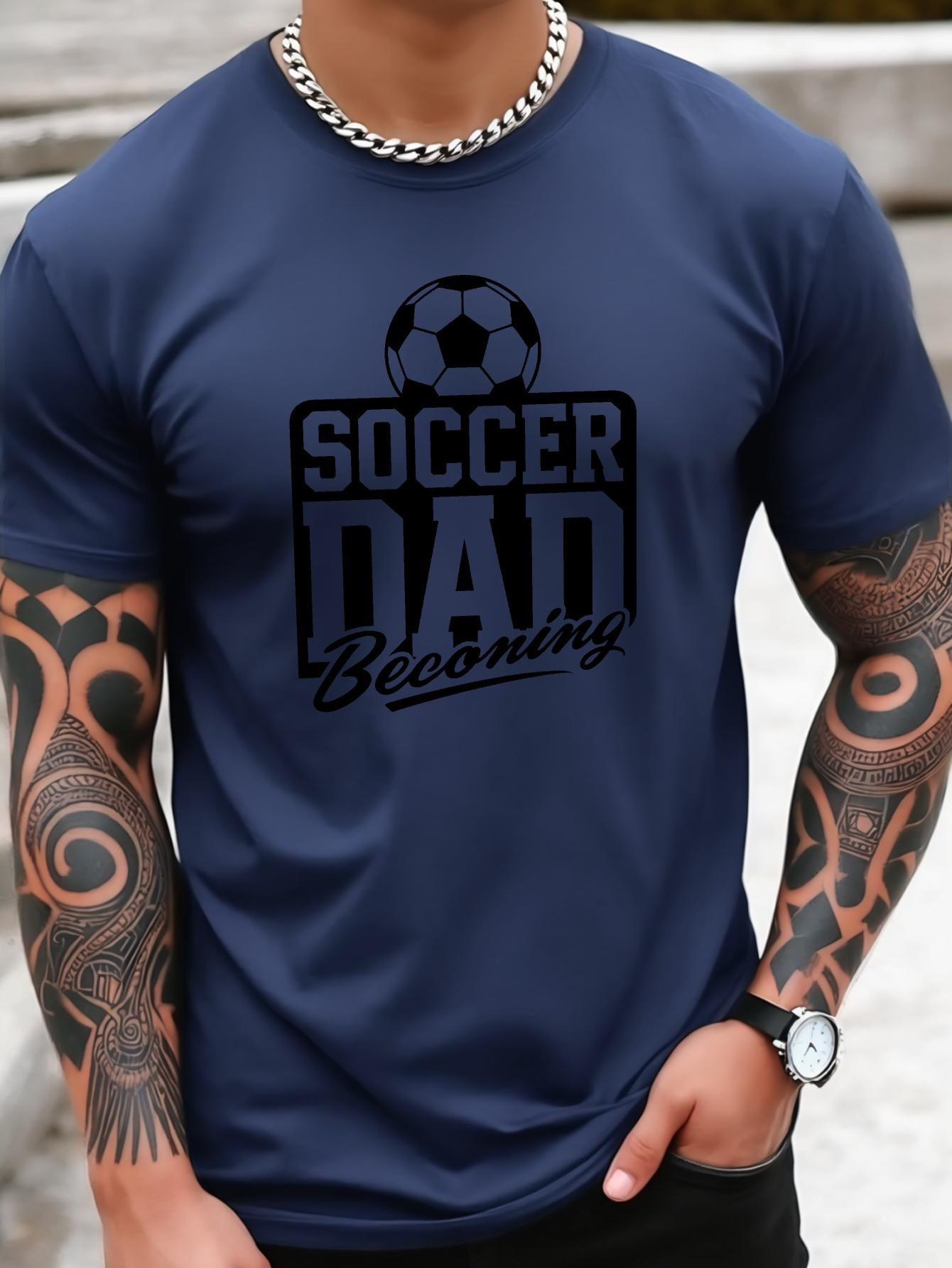 

Soccer Dad Graphic T-shirt - Stretch Athletic Tee for Fathers XXXL