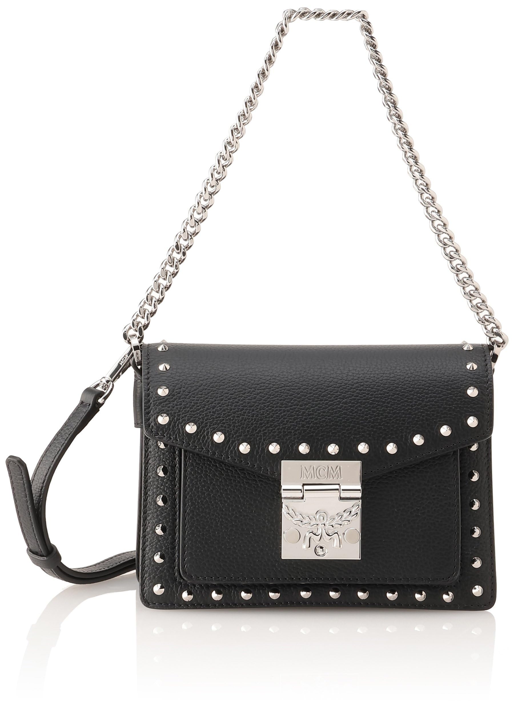 

MCM Shoulder Bag MWR9SPA13 BLACK Women s [Used] чорний