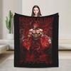 Yujiro Hanma The Strongest Creature Baki Blankets Flannel  Winter  Breathable Warm Throw Blanket for Home Travel Bedspread