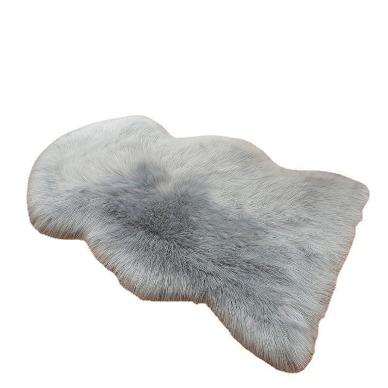 Luxury Faux Wool Plush Bedroom and Living Room Rug