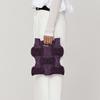 Pleatsmama Glitter Deep Purple New Bow Bag