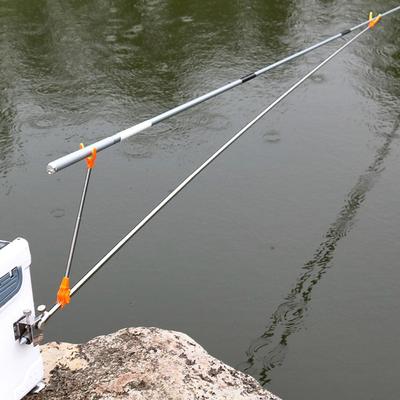 Suporte de Mão Telescópico de Aço Inoxidável de Alta Qualidade 1.5/1.7/2.1/2.4M Ajustável para Pesca E1I9