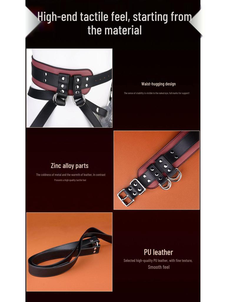 NNSX Leder Hohl Penis Sleeve und Fessel Erwachsenen Spielzeug