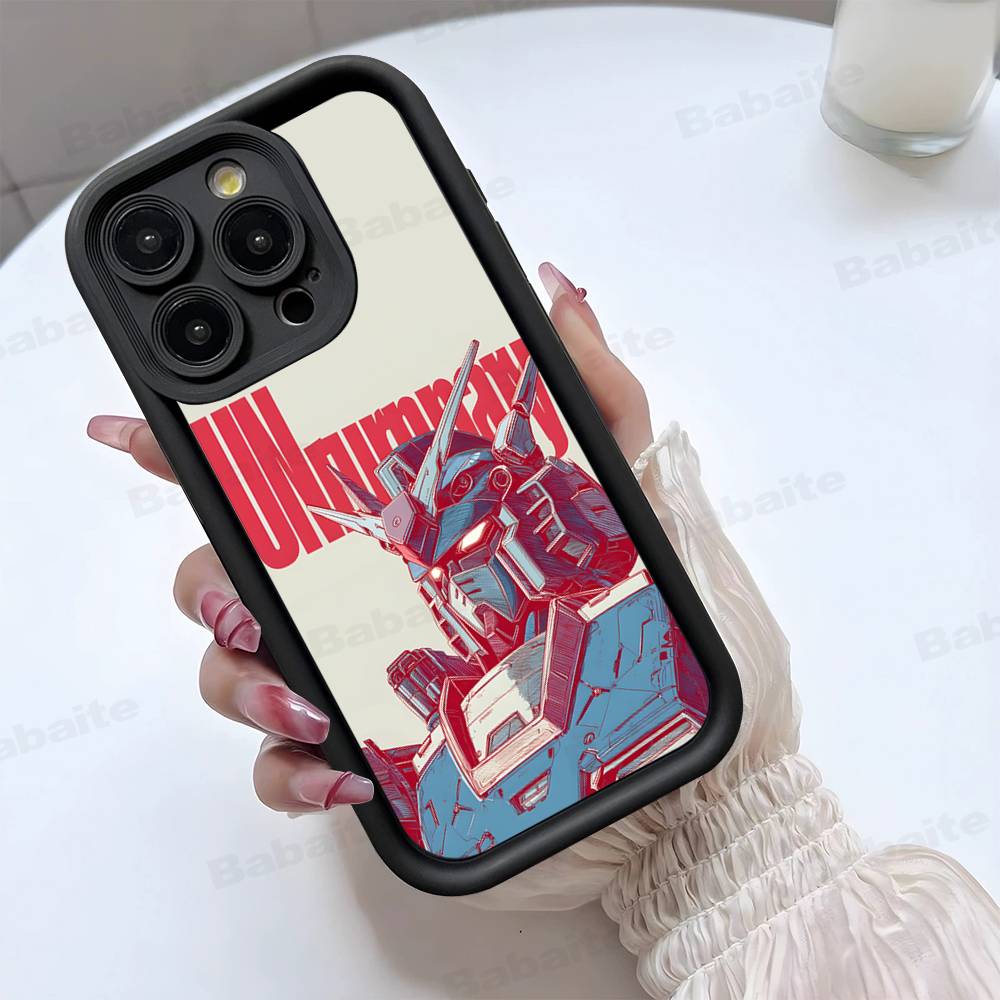 Cartoon G-Gundams Phone Case For IPhone 17 16 15 14 13 12 11 Pro Max Plus Silicone Shockproof Case