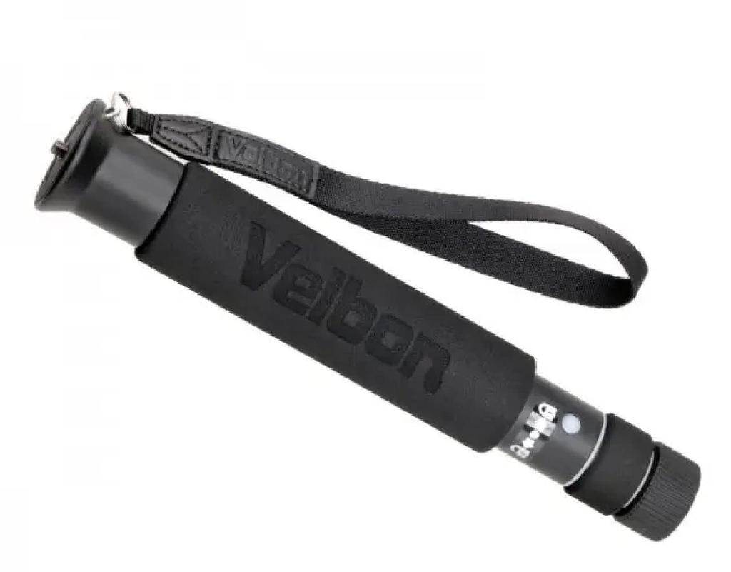 Velbon Monopod ULTRA STICK SUPER 8 Ultra Lock Leg Diameter 30mm Medium Size Head Sold Separately Pedestal Diameter 40mm Aluminum Leg Black 408334