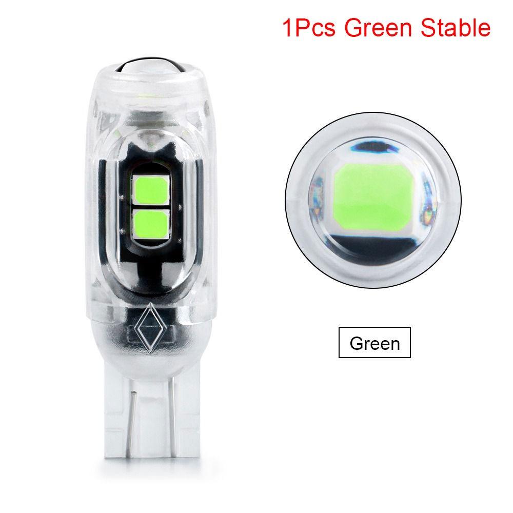 1/4Pcs Car Parking Lights T10 W5W LED Bulbs 3030 5SMD Instrument Lamp Auto License Plate Light