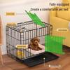 Foldable Metal Dog & Cat Cage for Home, Indoor/Outdoor, Car or Rescue Use