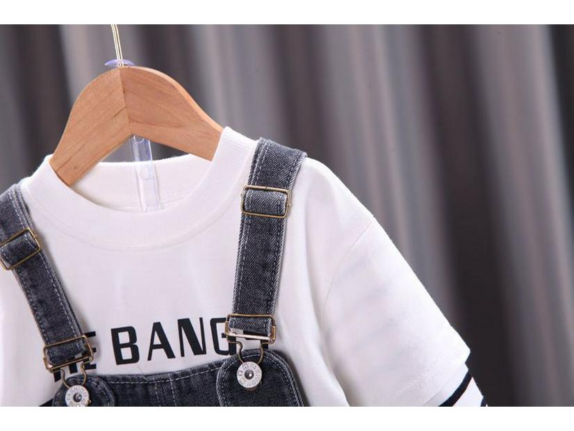 Módní kojenecká kombinéza 2dílný outfit pro roční chlapce, ideální na podzim a jaro