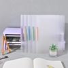 BAYTORY 5Pcs Clear Report Covers with Swing Clip, Report Folder for A4 & Letter Size Paper, Plastic Folders with Clip, Presentation Binder for School