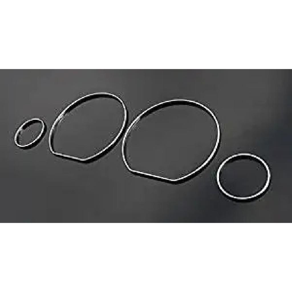 Car Styling Chrome Dashboard Gauge Ring Set For Volkswagen For VW Polo 6N