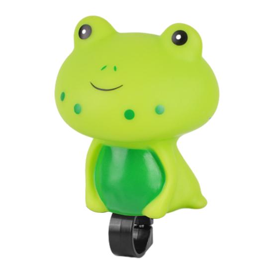 Cartoon Bike Bell Cute Squeeze Bicycle Horn Loud Clear Easy Installation On 0.87" Handlebars Bicycle Bell Lightweight Plastic Silicone Stretchable