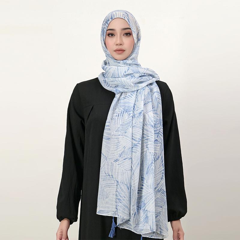 Autumn Fashion Bohemian Ethnic Floral Tassel Viscose Shawl Scarf Lady Soft Pashmina Hijabs And Wraps Bufandas Muslim Sjaal