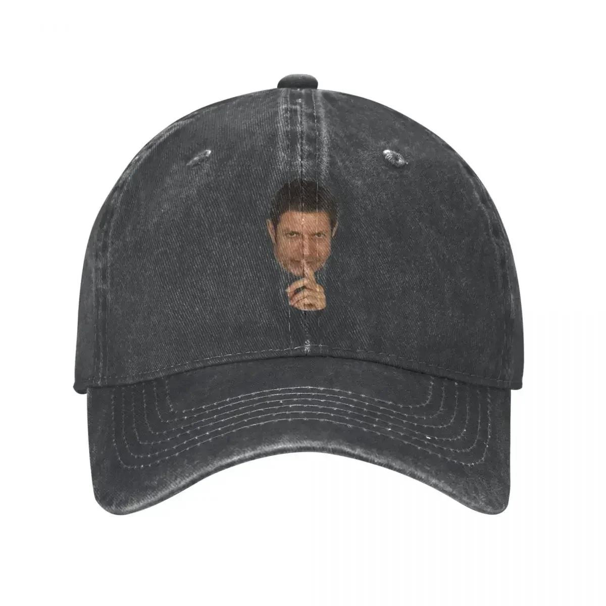 Jeff Goldblum Shush Face Merch Unisex WoUnisex Baseball Caps Humor Distressed Denim Hats Cap Vintage Outdoor Running Golf Sun Cap One Size