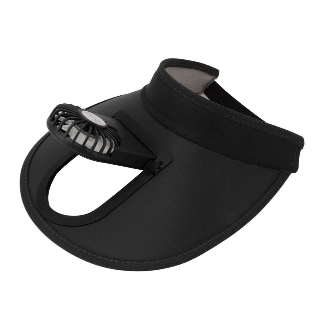 Fan Hat for Women Kids Large Area Sun Protection 3 Gear Wind Speed USB Rechargeable Cooling Hat