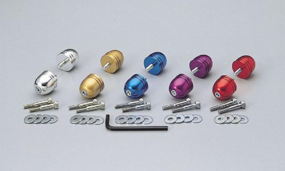 Hurricane Aluminum Side Cap P30 Bullet Type Silver HB0331A Bar End