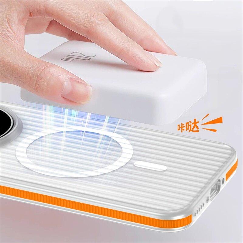 Hülle Für Huawei Pura 90s Pro Max Pura 80 Pro+ 80 Ultra Magnetisch Wellenförmig Matt Transparent Handyhülle Staubdichter Stoßfänger