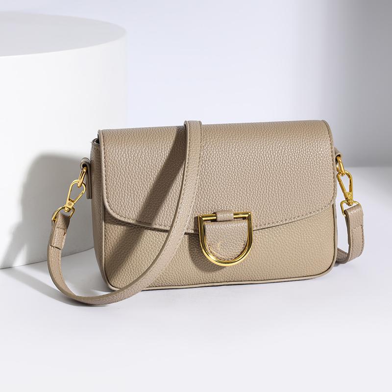 100% cowhide Ladies' High-end and Exquisite Summer New Women's Messenger Bags Versatile Foreign Trade Crossbody Small Square Bag
