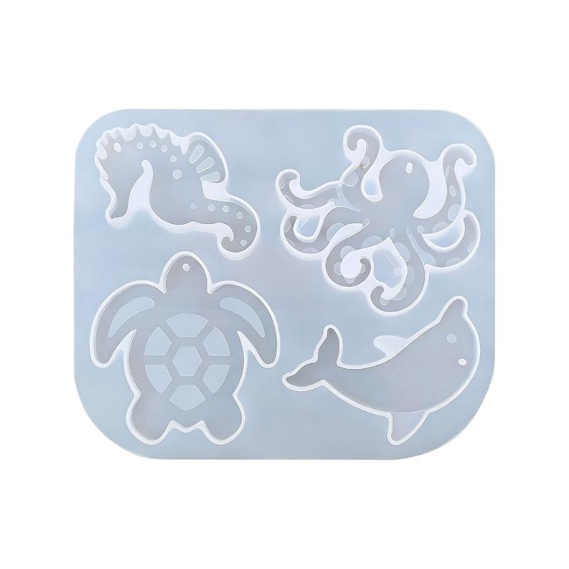Elastic Marine Life Silicone Casting Mold Silicone Texture Suitable for Handmade Jewelry Supplies and Gift Making