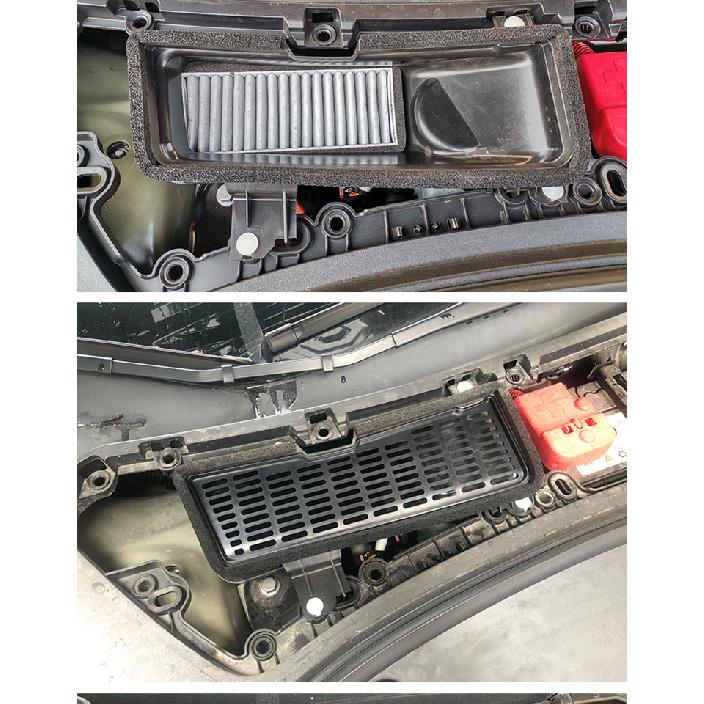 2 Pieces/Set For Tesla Model 3 Model Y HEPA Activated Carbon Air Filter Air Conditioner Filter Element Replacement Air Filters 7