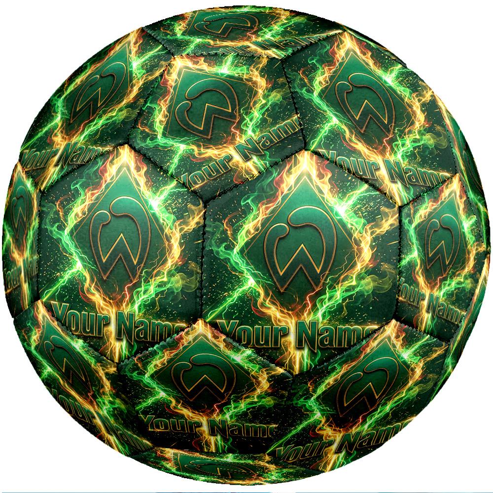 Werder Bremen FC Fashion Size 5 Football Wearproof Non‑Slip Soccer Ball For Sports Training Entertainment Use