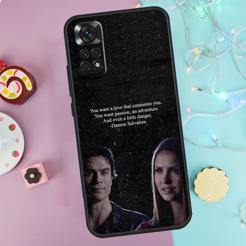 Vampire Diaries TV Series Case For Xiaomi Redmi Note 14 13 12 11 10 9 Pro 9S 10S 11S 12S Redmi 10C 12C 13C 14C Cover