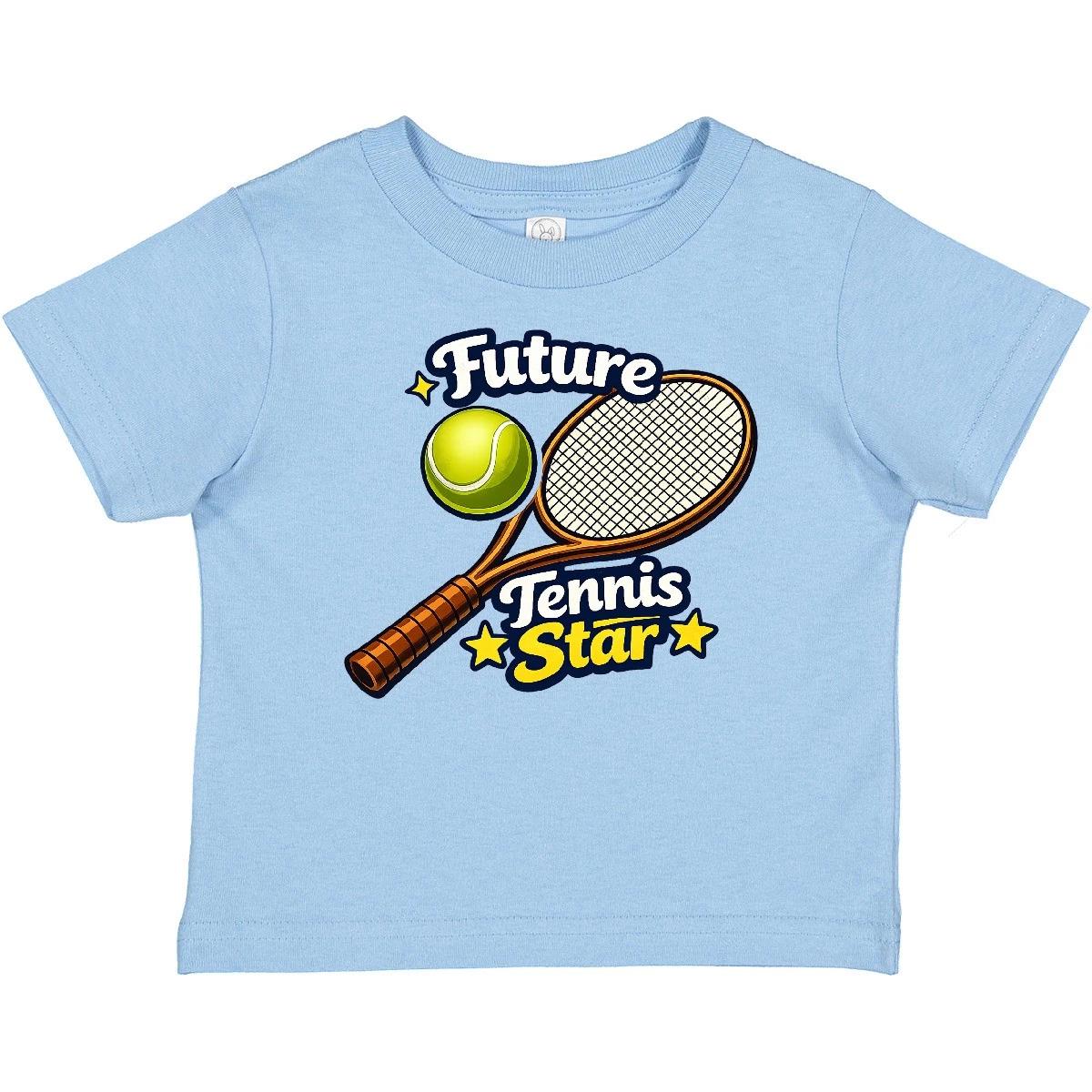 Inktastic Future Tennis Star Baby kids boys T-Shirkids boys T-Shirt Kids Toddler Youth T Girls Boys 130