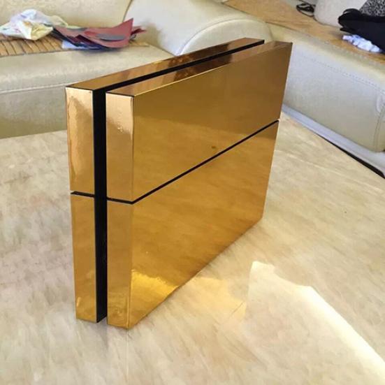 Adesivo In Vinile Dorato Lucido Per Cover E Console PS4 – Decalcomania Fai Da Te - Foto 2