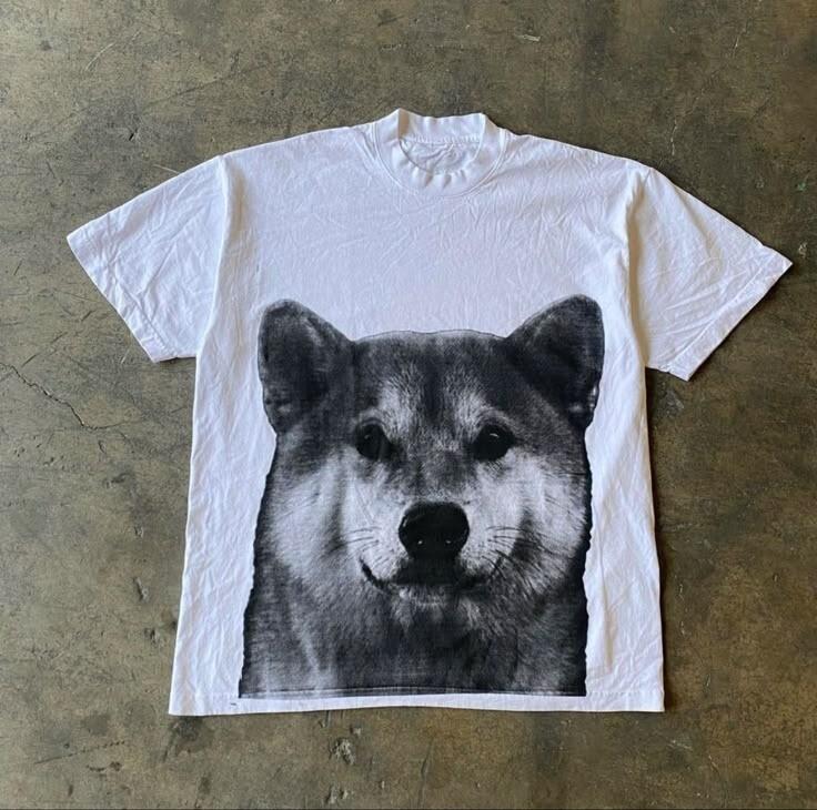 SHIBA INU DOG Retro Vintage Graphic Tee Unisex Short Sleeve Shirt S5XL Unisex T-Shirt S